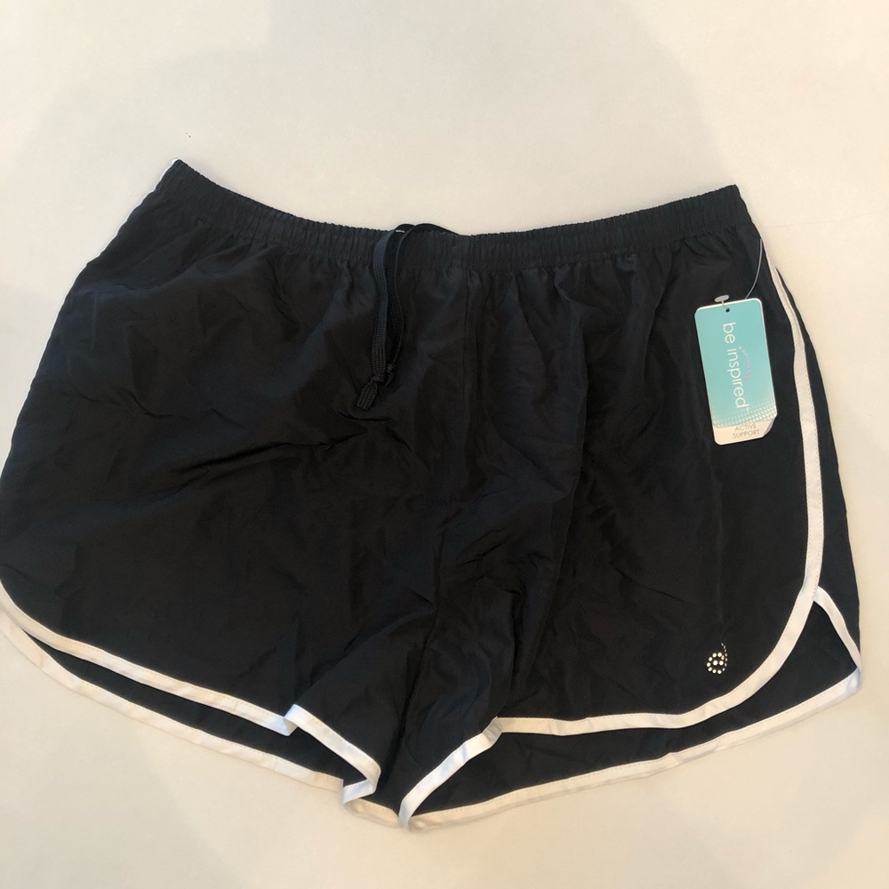 Be inspired running shorts; size XL